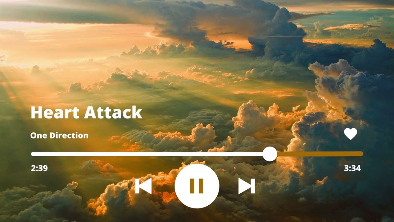 Heart Attack - One Direction (slowed+reverb)