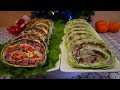 Вкусные и Быстрые ЗАКУСКИ на Праздничный стол.Закуски из лаваша.Закуски на Новый Год 2021