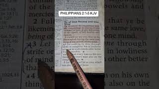 PHILIPPIANS 2:1-5 KJV #jesusoursaviour #kjv #kjvbible #jesus #proverbs #christianliving