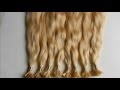 Product Overview: Remy Pure Indian Virgin Keratin Tips Hair Extension #60 Lightest Blonde