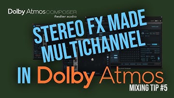 Stereo FX made multichannel - Dolby Atmos Mixing Tip No.5 #dolbyatmos #dolbyatmosmusic #spatialaudio