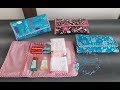 Como hacer un estuche en tela con Kit de Aseo Personal | DIY |