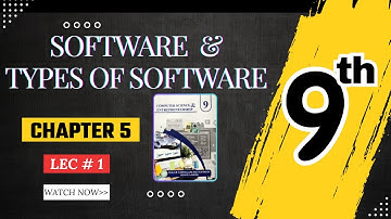 Software Systems | Types of Software | 9th Computer Chapter 5 - Lecture 1