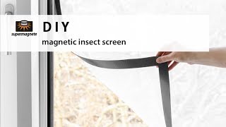 Smagtron magnetic tape and fly screen attach - that's how it's done 