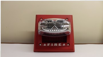 System Sensor SP1R2475ADA Fire Alarm Overview/Test