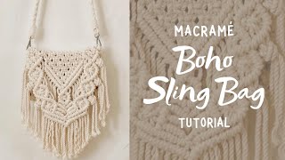 DIY, Macrame bag strap tutorial