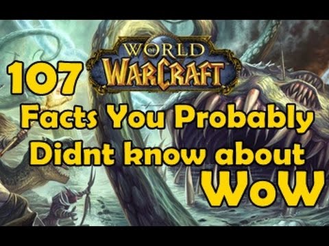107 Facts You Probably Didnt know about WoW