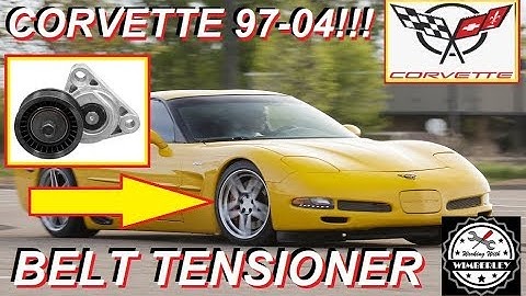 C5 Corvette Serpentine Belt Tensioner Replacement & Installation 97-04 Z06 Coupe & Convertible Chevy
