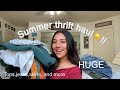 HUGE summer thrift haul!!