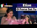 Elisa - ‘O forse sei tu’ Sanremo 2022 / REACTION #Elisa