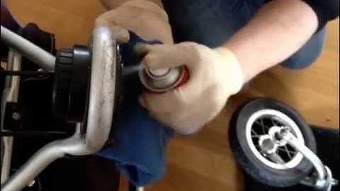 Tfk Joggster Twist: front wheel won