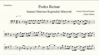 Partitura PODES REINAR - Samuel Mariano/Reginaldo Manzotti - Trompa 