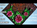 Comment faire des roses en argile selon 3 mthodes diffrentes  art en argile 3d sur toile