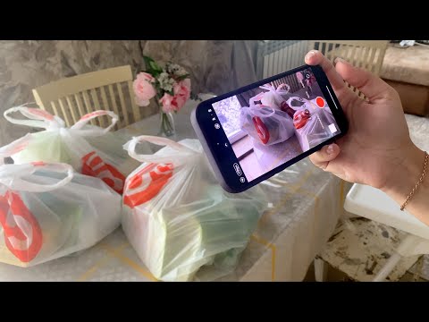 Сестрёнка заказала доставку продуктов на дом / Показываем что купили и как работает сервис