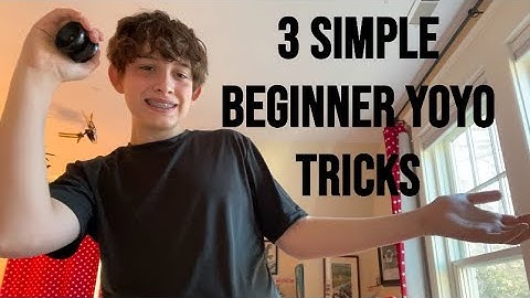 3 simple beginner yoyo tricks TUTORIAL