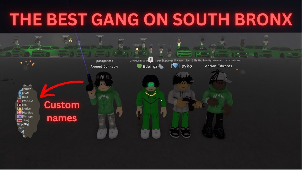 HOW TO JOIN THE BEST GANG ON SOUTH BRONX ROBLOX (YGZ) - YouTube
