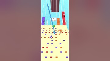 Bridge Race gameplay|| Best Hyper Casual Games Mobile Games #shorts #gameplay #bridgerace