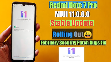 Redmi Note 7 Pro MIUI 11.0.8.0 Stable Update Rolling Out | Redmi Note 7 Pro New Update