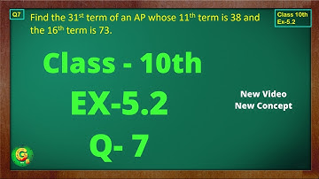 Ex 5.2 Q7 Class10 | AP Chapter 5 | Exercise 5.2 | Class10 | NCERT | Class10 Ex 5.2 Q7 | Green Board