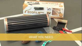 ECOFILM PRO Underfloor Heating Kit Installation