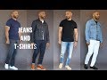 7 Ways To Wear Jeans & T Shirts/Jeans & T Shirt OutFit Ideas