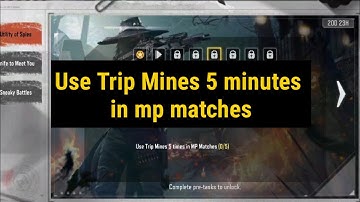 Cod mobile Use Trip Mines 5 minutes in mp matches