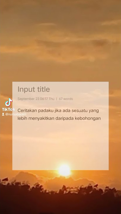 sad video tiktok/story wa sedih
