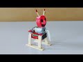 How To Make Simple Dc Motor Walking Robot | Diy Dc Motor Walking Robot | Dc Motor Ideas