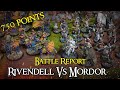 Elves vs orcs  750 point middle earth sbg battle report