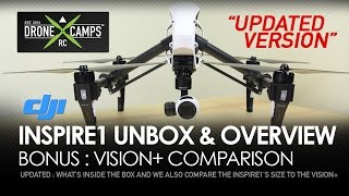 DJI INSPIRE1 - Unbox & Vision+ Size Comparison - UPDATED
