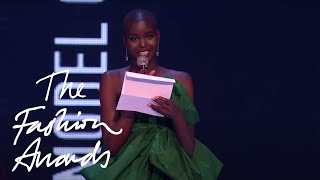 Adut Akech wins Model of The Year | The Fashion Awards 2019