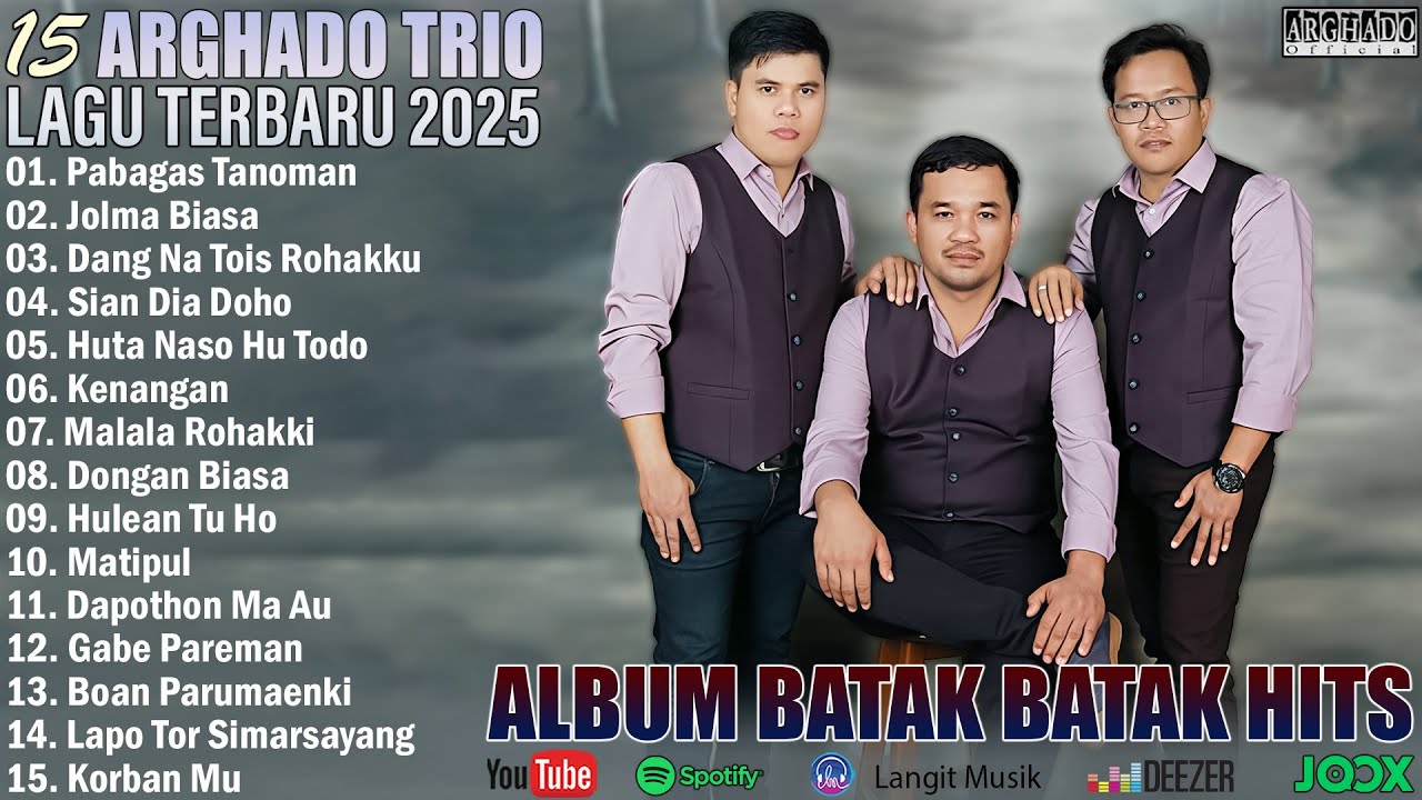Arghado Trio - Kompilasi Lagu Batak Terbaru Dan Terpopuler 2025 - Top Album Batak Hits Sosmed