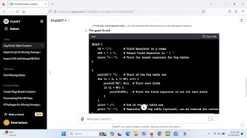 Emacs/Gawk:  Create  Org-Mode Table  (with csv file)