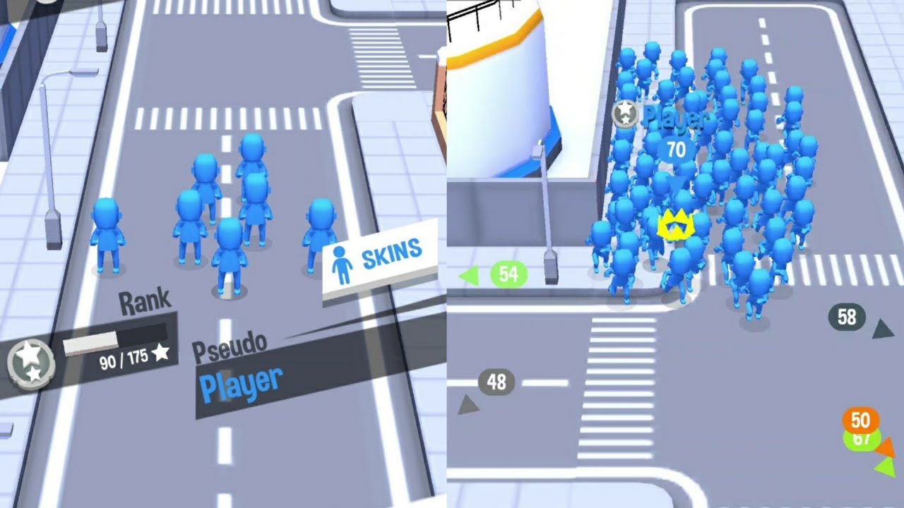 CROWD CITY-WALKTHROUGH NO EXTRA TIME  GAMEPLAY