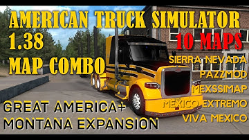 ATS 1.38 Maps Combo (incl. new Great America and Montana Expansion)