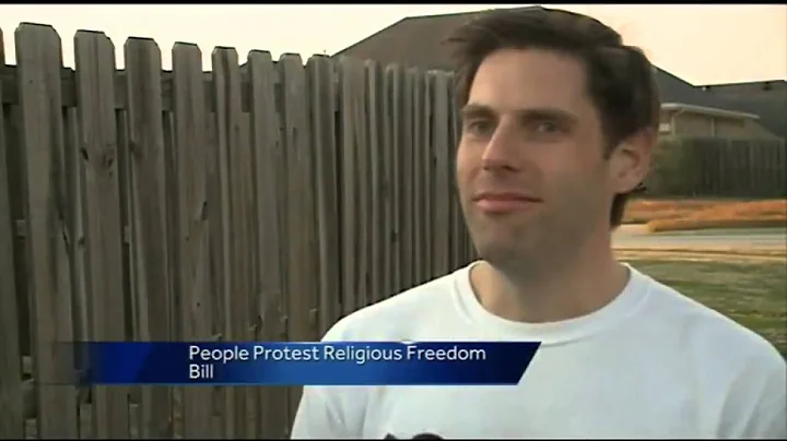 People Protest Religious Freedom Bill