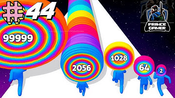 LAYER MAN 3D - ASMR Gameplay iOS,Android Walkthrough Pro Game Mobile (Level Up Big Head Man Run) #44