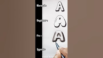 Pick your top choice 💥 #shorts #prakashkumarart #3ddrawing #bubbles #lettering