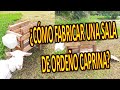 ¿Cómo fabricar una sala de ordeño caprina?