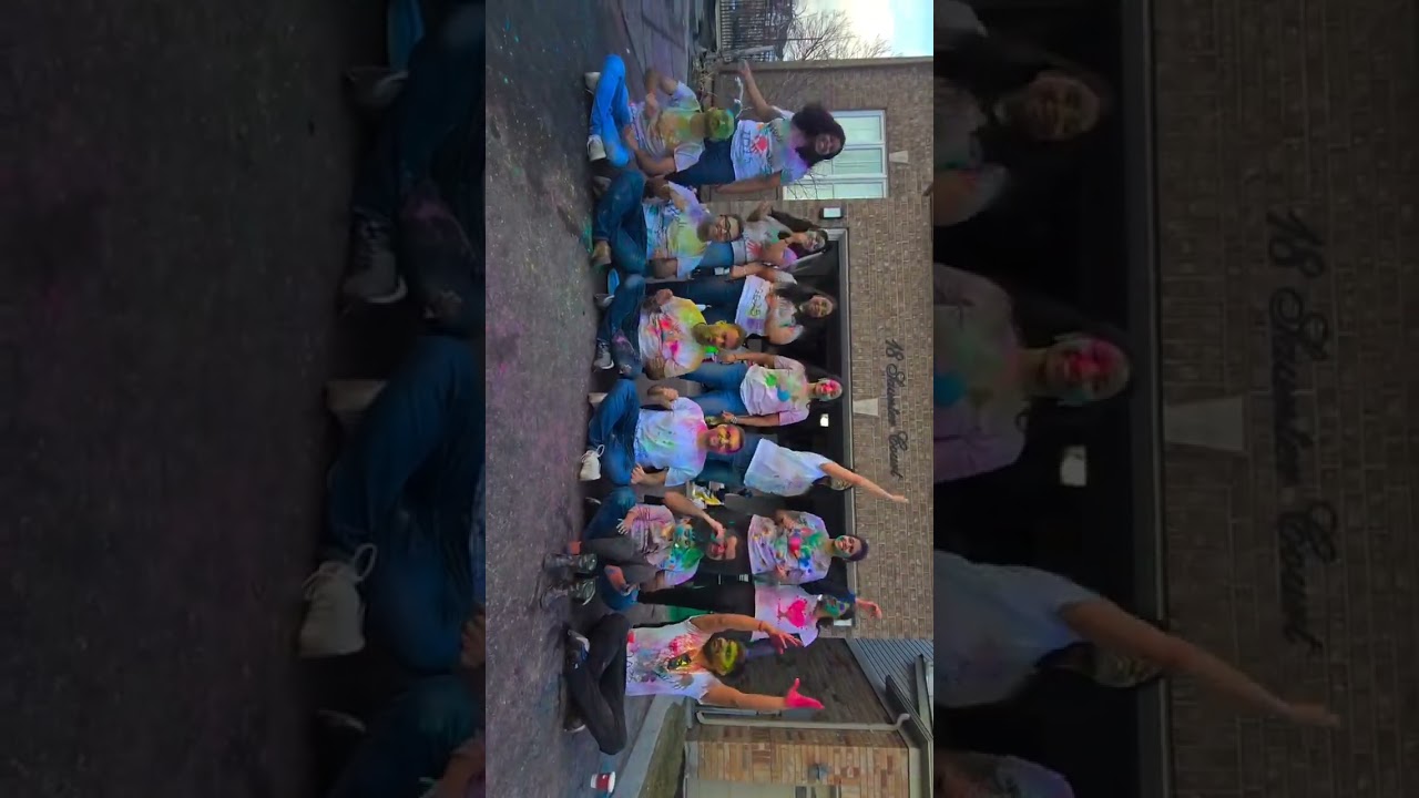 Holi celebration in Canada..Holi 2025..Holi away from India..,🎉🎉🎉🎉🎉