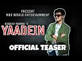 Yaadein official teaser  nirbhay parmar  hardik jethwa  kartik parmar  music rap melody song