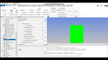 ANSYS FLUENT -CFD- 2D object falling in water using dynamic mesh