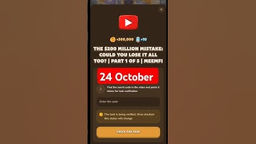 The $200 Million Mistake: Could You Lose It All Too? | Part 1 of 5 |MeemFi #memefi #airdrop