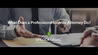 Contacting a Professional License Defense Attorney | Unlock Legal