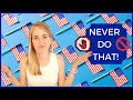 THE DON’TS OF VISITING THE US I 7 things I wouldn’t do in America I Part 2