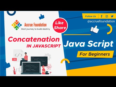Concatenation  In JavaScript | JavaScript Tutorial | Learn JavaScript