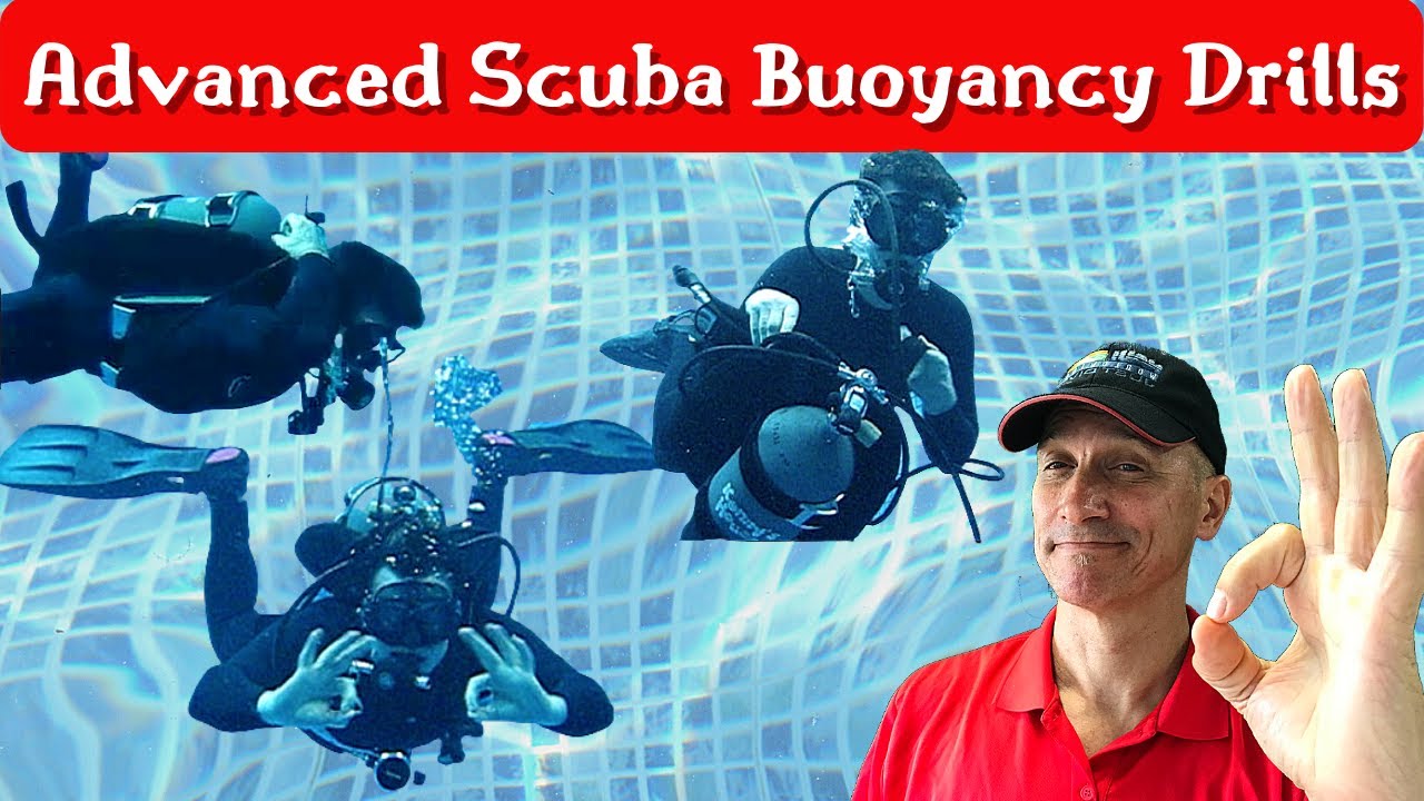 Advanced Scuba Buoyancy Drills Demo and explanation DIR selfrescue