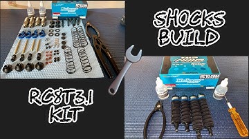 Team Associated RC8T3.1 Shocks, bag 9.1 from kit (build video) Part 1