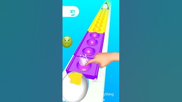Pop it Run ! funny, Very Satisfying and Relaxing Gameplay #shorts #youtubeshorts  @iplayeverything