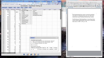 StatCrunch Tutorial - Hypothesis Testing